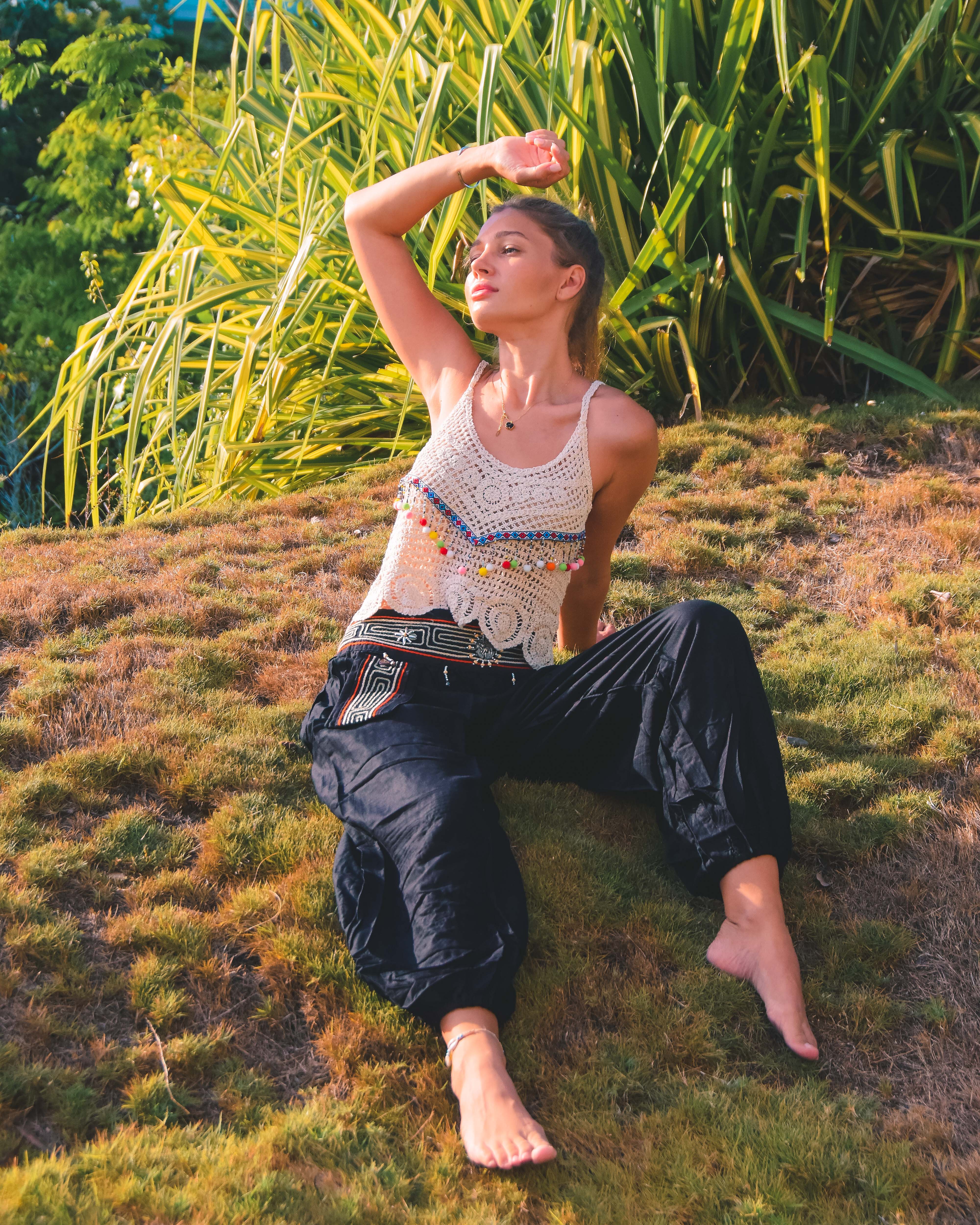 TAHITI TOP Elepanta Crochet Tops - Buy Today Elephant Pants Jewelry And Bohemian Clothes Handmade In Thailand Help To Save The Elephants FairTrade And Vegan