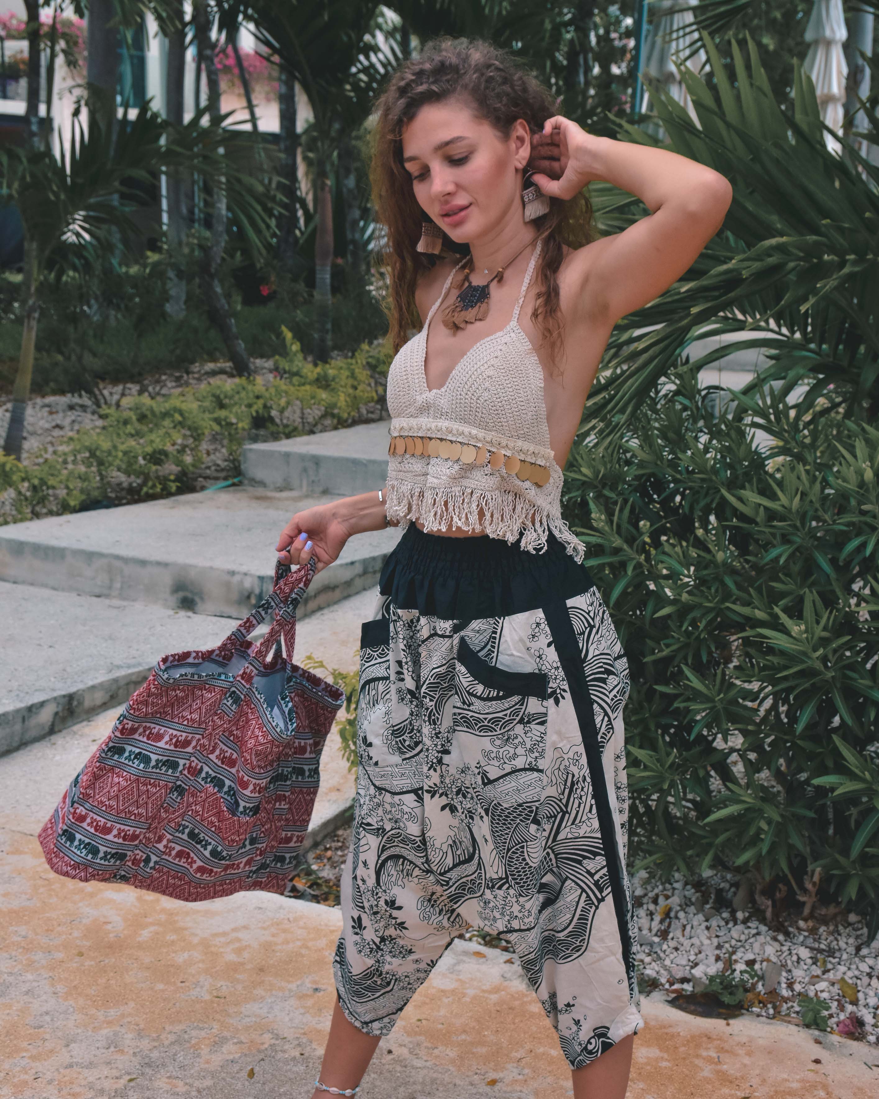 KYOTO SAMURAI PANTS Elepanta Samurai Pants - Buy Today Elephant Pants Jewelry And Bohemian Clothes Handmade In Thailand Help To Save The Elephants FairTrade And Vegan