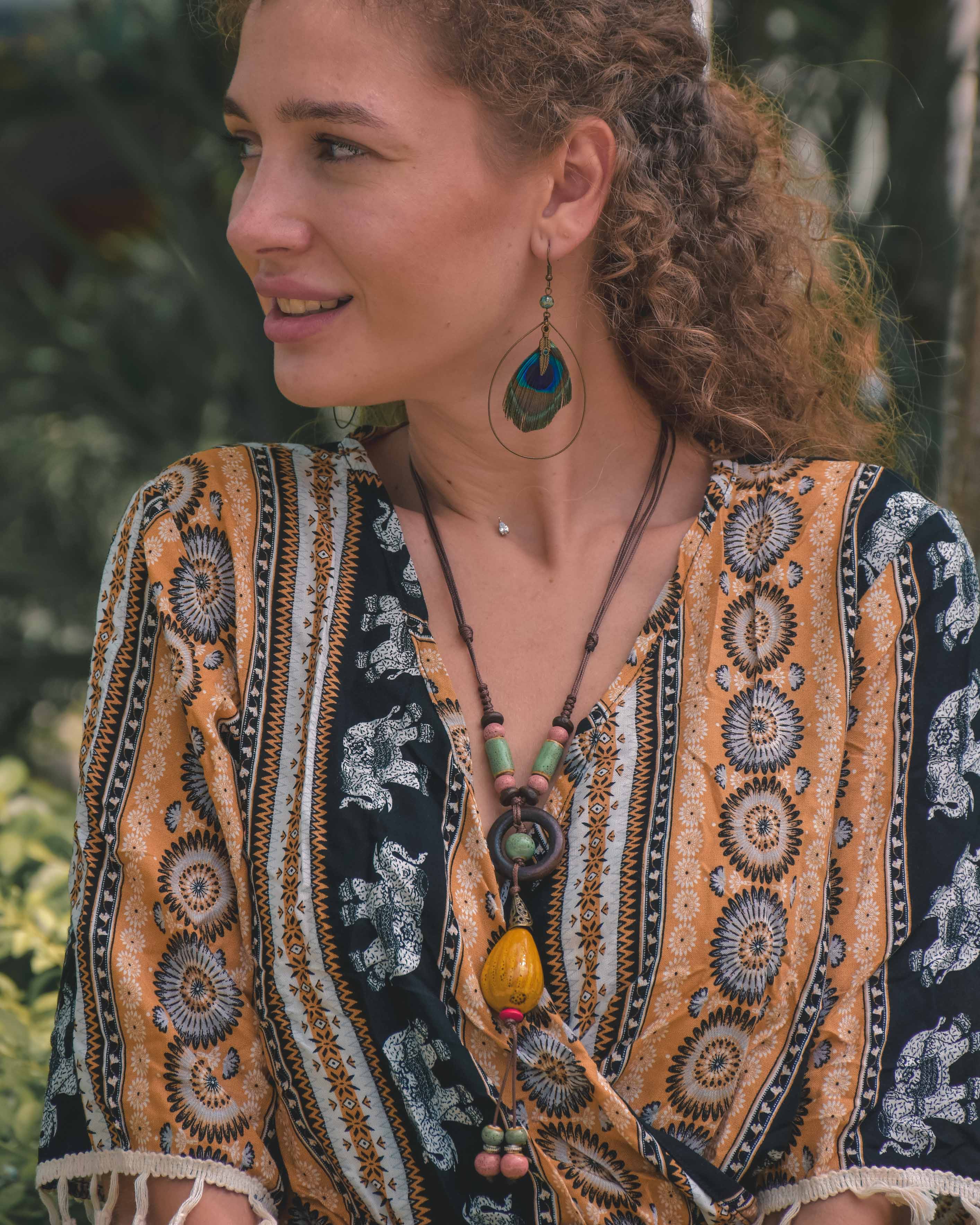 NOMADE NECKLACE Elepanta Necklaces - Buy Today Elephant Pants Jewelry And Bohemian Clothes Handmade In Thailand Help To Save The Elephants FairTrade And Vegan