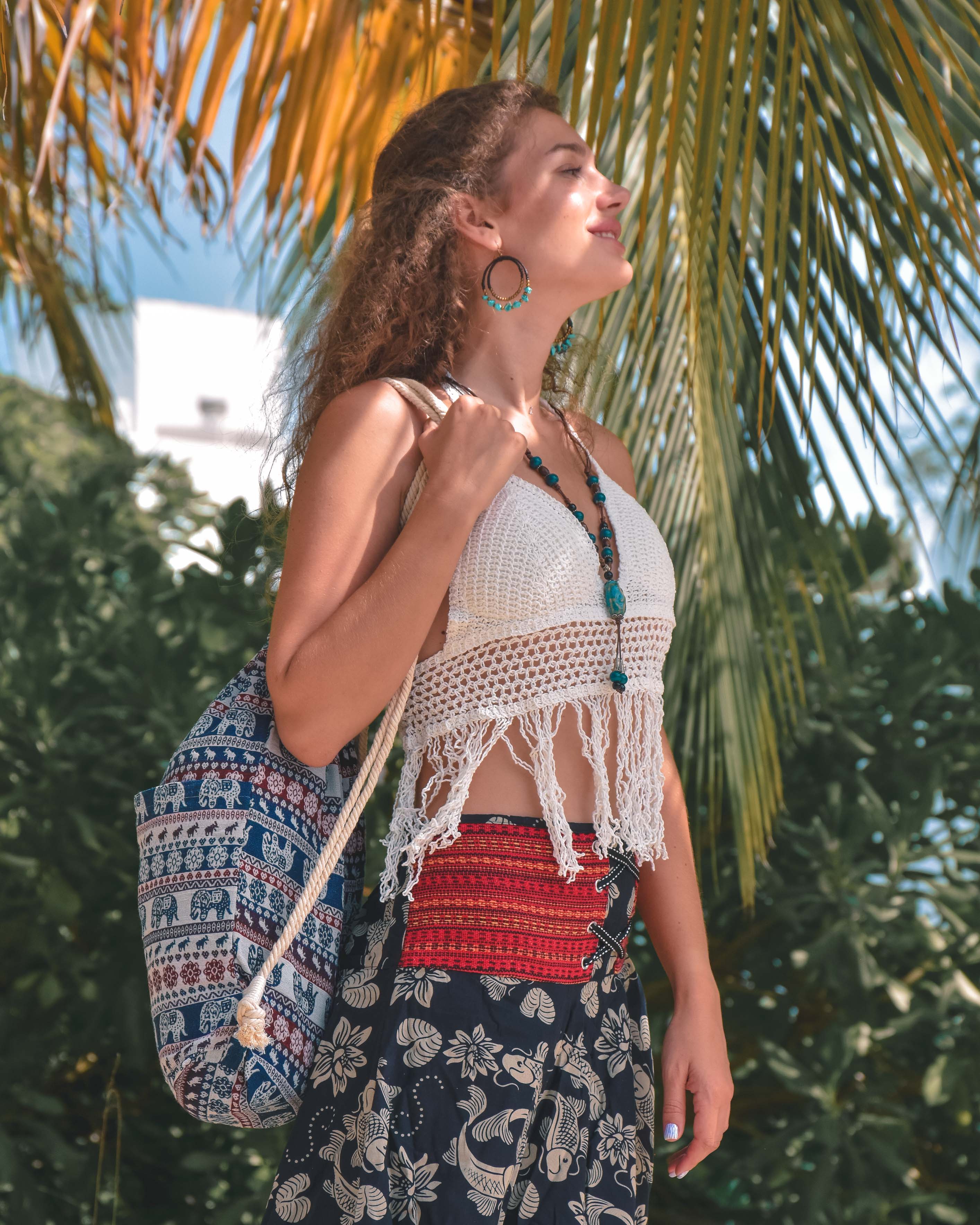 NOMADE NECKLACE Elepanta Necklaces - Buy Today Elephant Pants Jewelry And Bohemian Clothes Handmade In Thailand Help To Save The Elephants FairTrade And Vegan