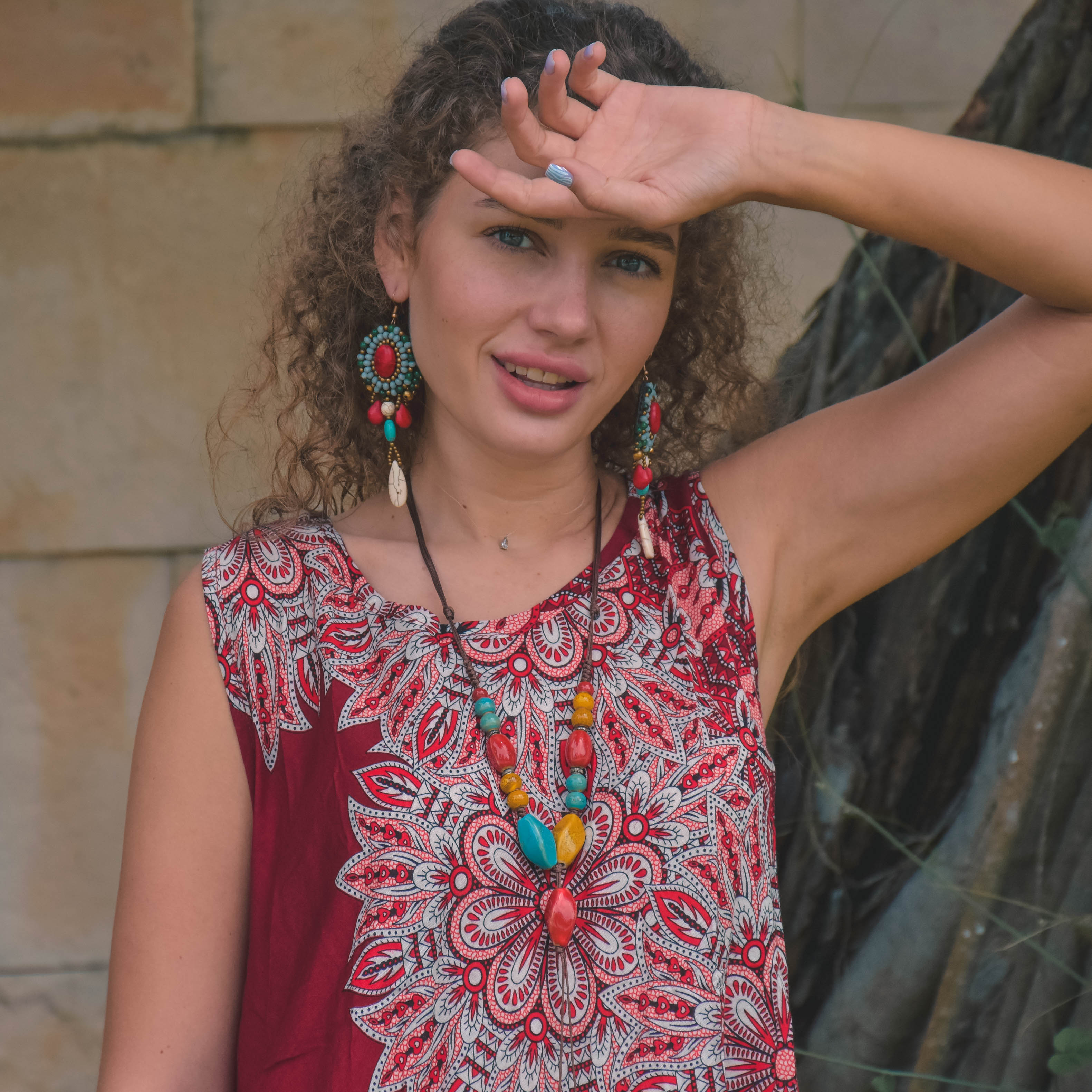 NOMADE NECKLACE Elepanta Necklaces - Buy Today Elephant Pants Jewelry And Bohemian Clothes Handmade In Thailand Help To Save The Elephants FairTrade And Vegan