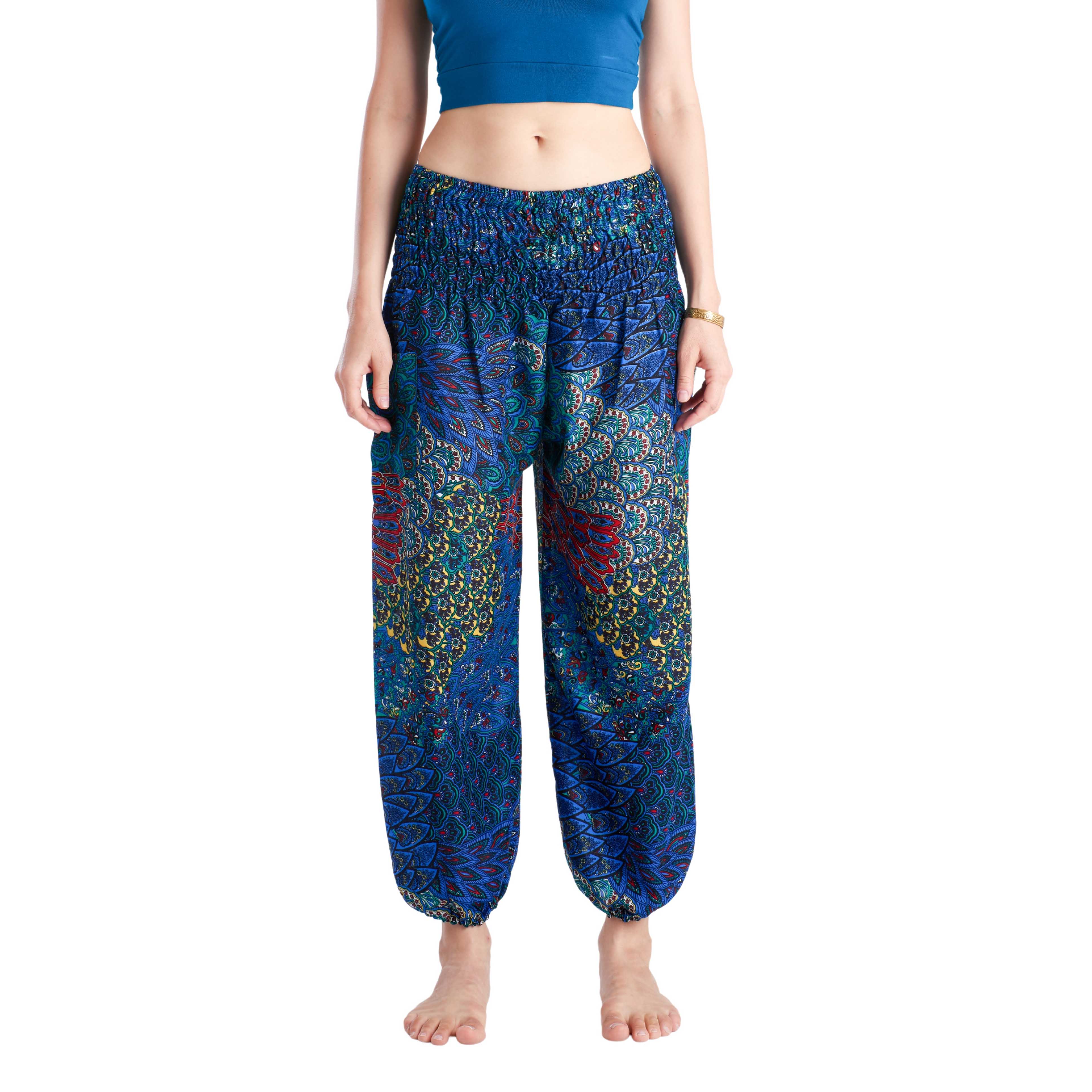 DELHI ELEPHANT PANTS - SEA Elepanta Harem Pants | Elastic Waist - Buy Today Elephant Pants Jewelry And Bohemian Clothes Handmade In Thailand Help To Save The Elephants FairTrade And Vegan