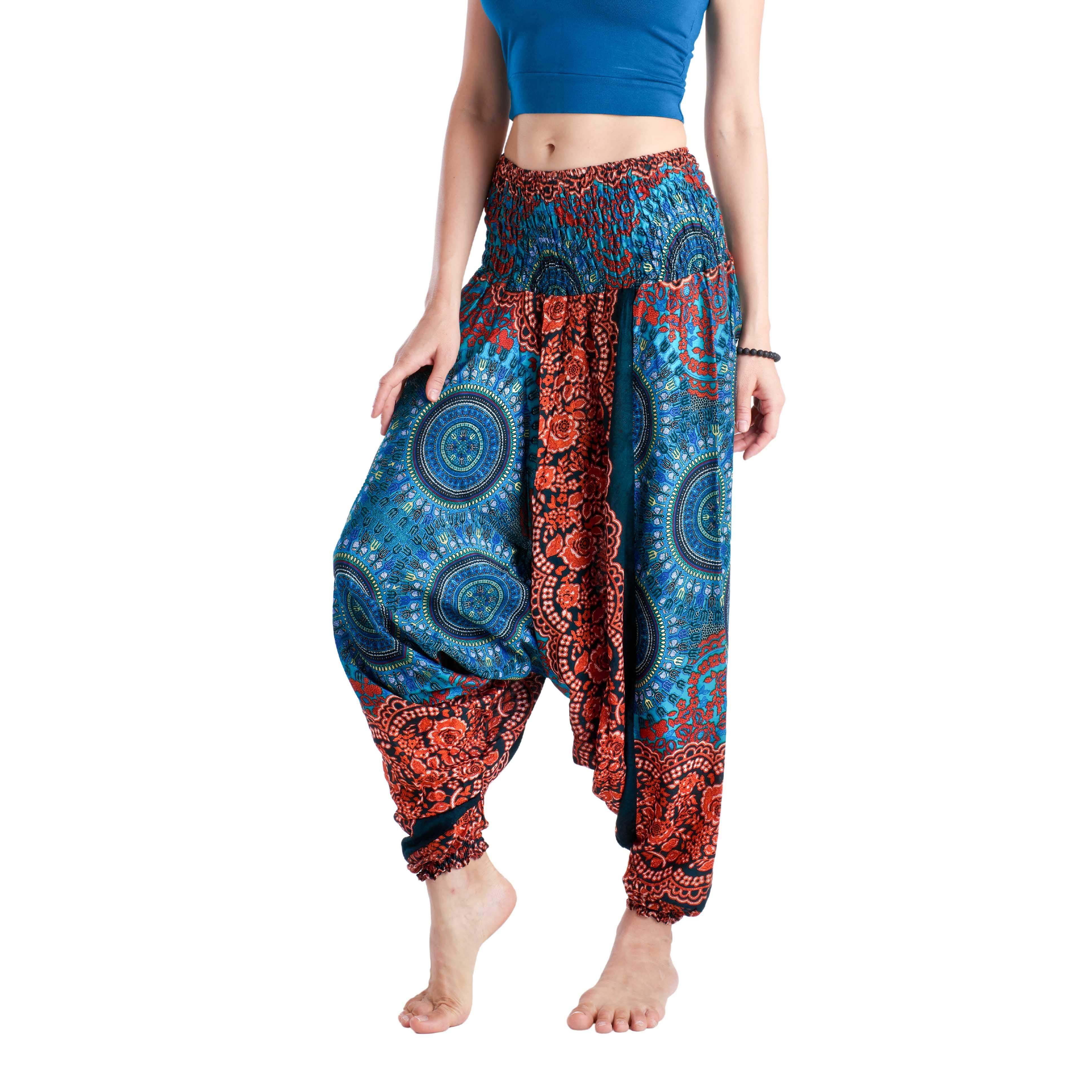 JAIPUR TRIBAL PANTS Elepanta Harem Pants | Drawstring - Buy Today Elephant Pants Jewelry And Bohemian Clothes Handmade In Thailand Help To Save The Elephants FairTrade And Vegan