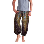 LOPBURI ELEPHANT PANTS - BROWN Elepanta Harem Pants | Drawstring - Buy Today Elephant Pants Jewelry And Bohemian Clothes Handmade In Thailand Help To Save The Elephants FairTrade And Vegan