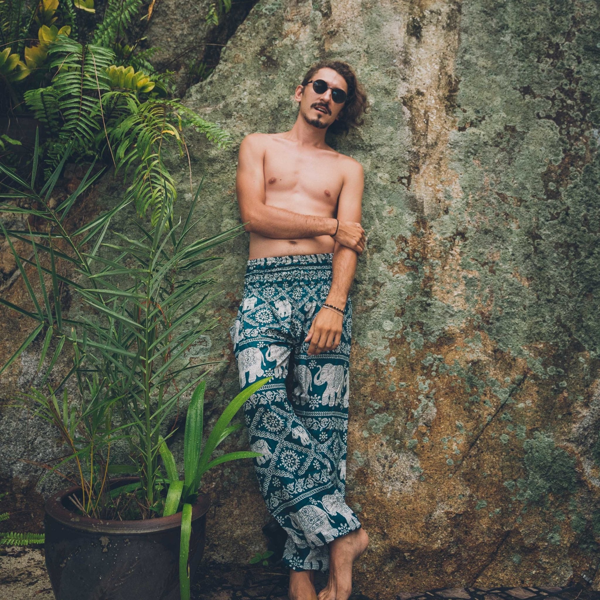 MANDALAY PANTS - Drawstring Elepanta Drawstring Pants - Buy Today Elephant Pants Jewelry And Bohemian Clothes Handmade In Thailand Help To Save The Elephants FairTrade And Vegan