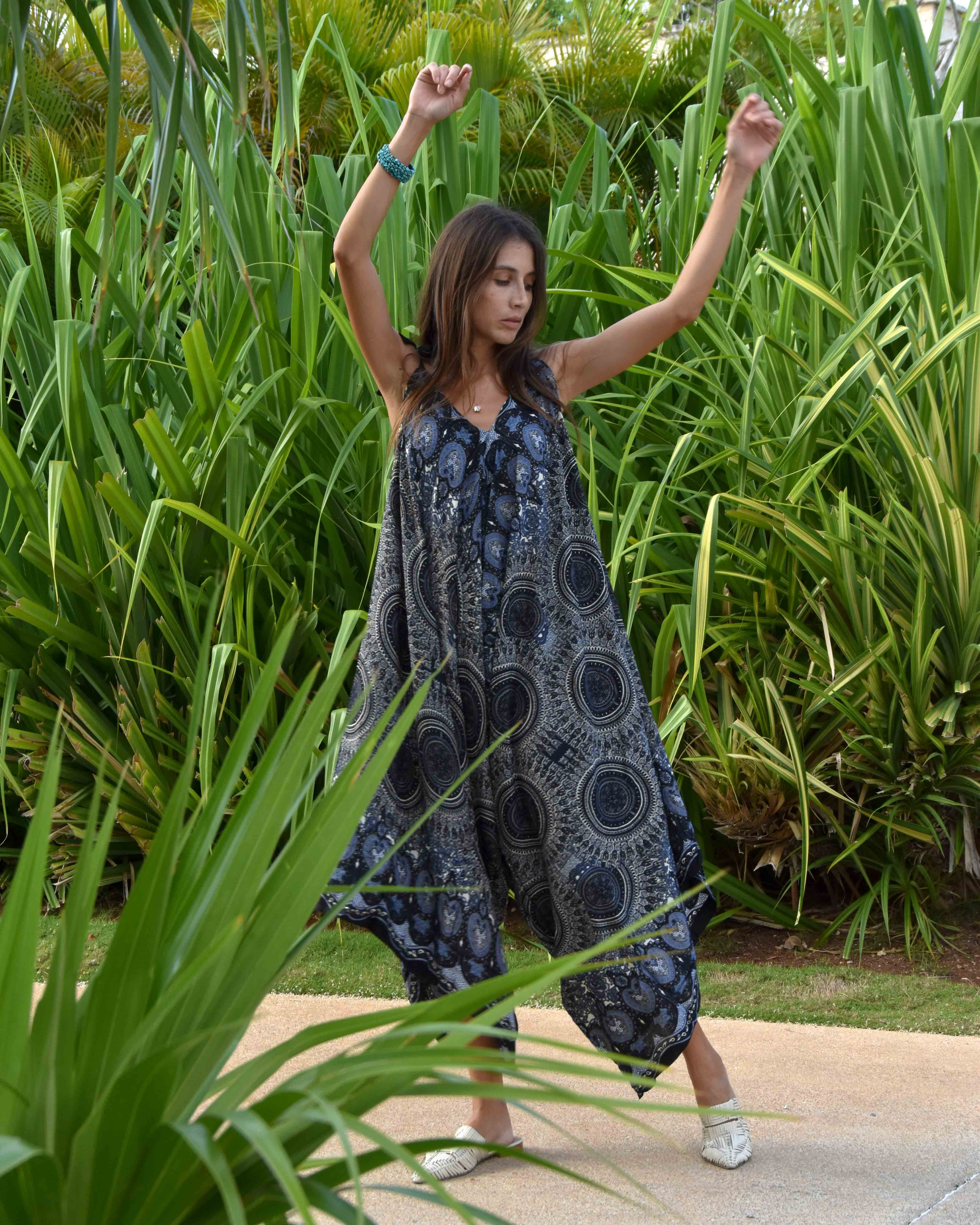 TULUM JUMPSUIT DRESS Elepanta Jumpsuits - Buy Today Elephant Pants Jewelry And Bohemian Clothes Handmade In Thailand Help To Save The Elephants FairTrade And Vegan
