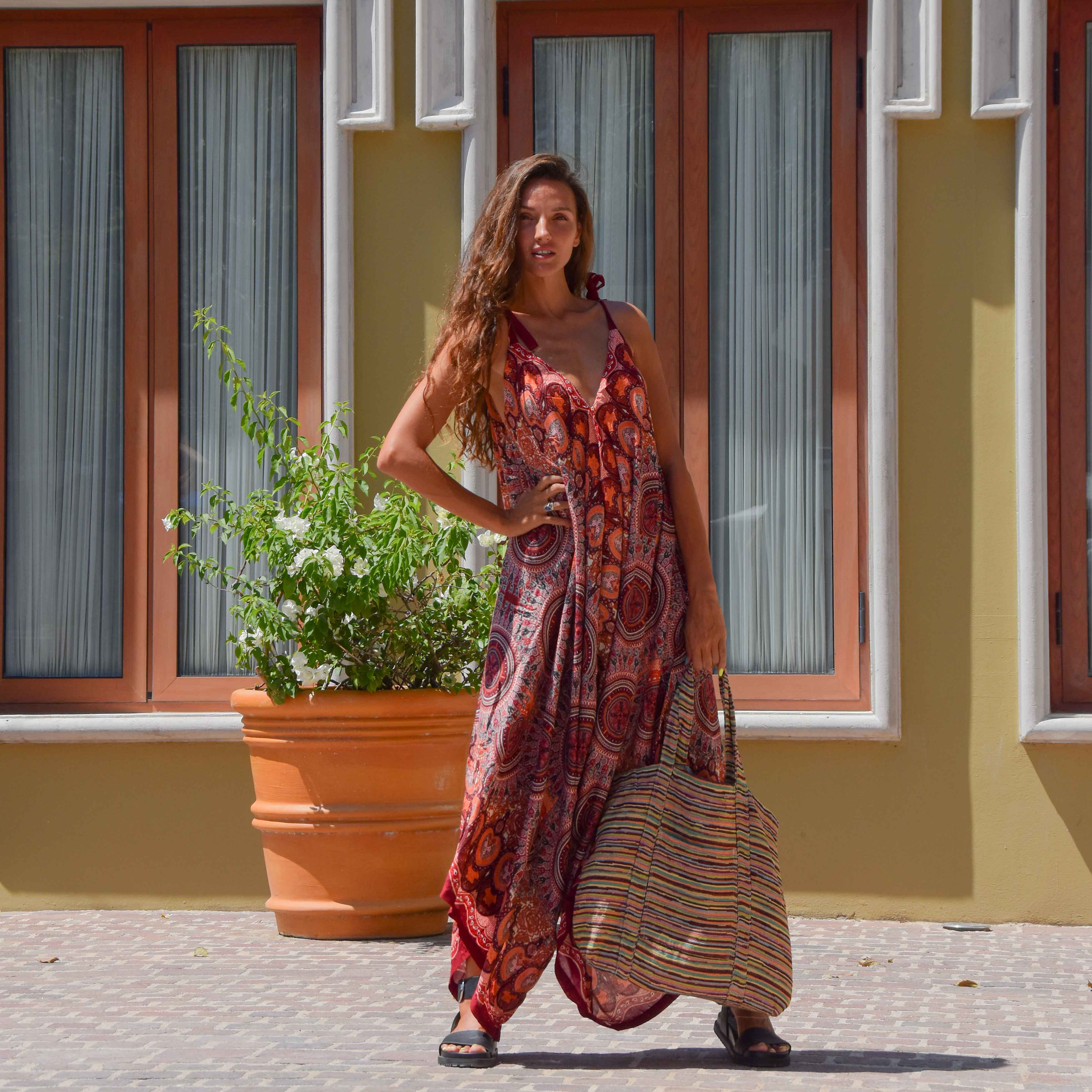 AKUBALI JUMPSUIT DRESS Elepanta Jumpsuits - Buy Today Elephant Pants Jewelry And Bohemian Clothes Handmade In Thailand Help To Save The Elephants FairTrade And Vegan