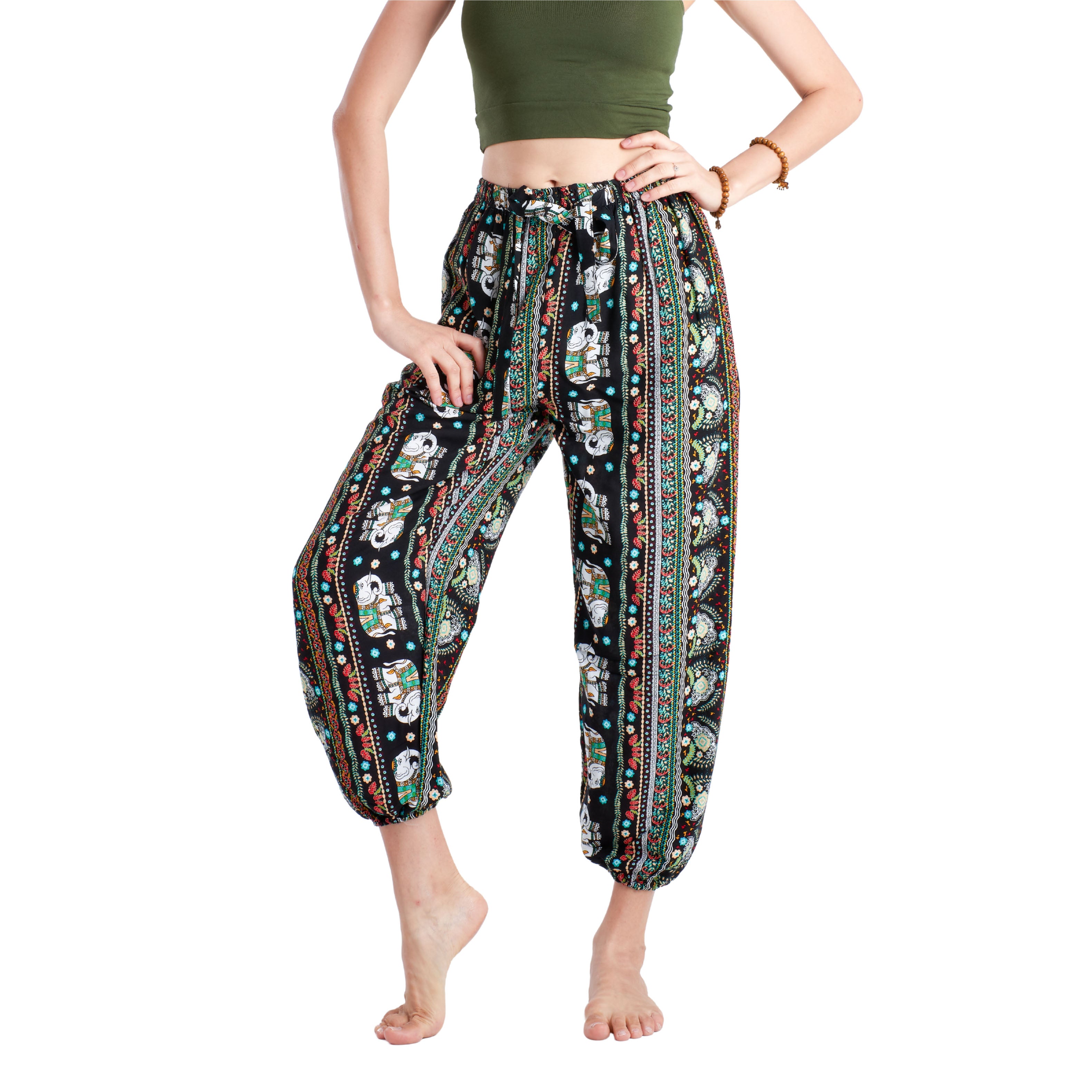 NOMADE PANTS - Drawstring Elepanta Drawstring Pants - Buy Today Elephant Pants Jewelry And Bohemian Clothes Handmade In Thailand Help To Save The Elephants FairTrade And Vegan