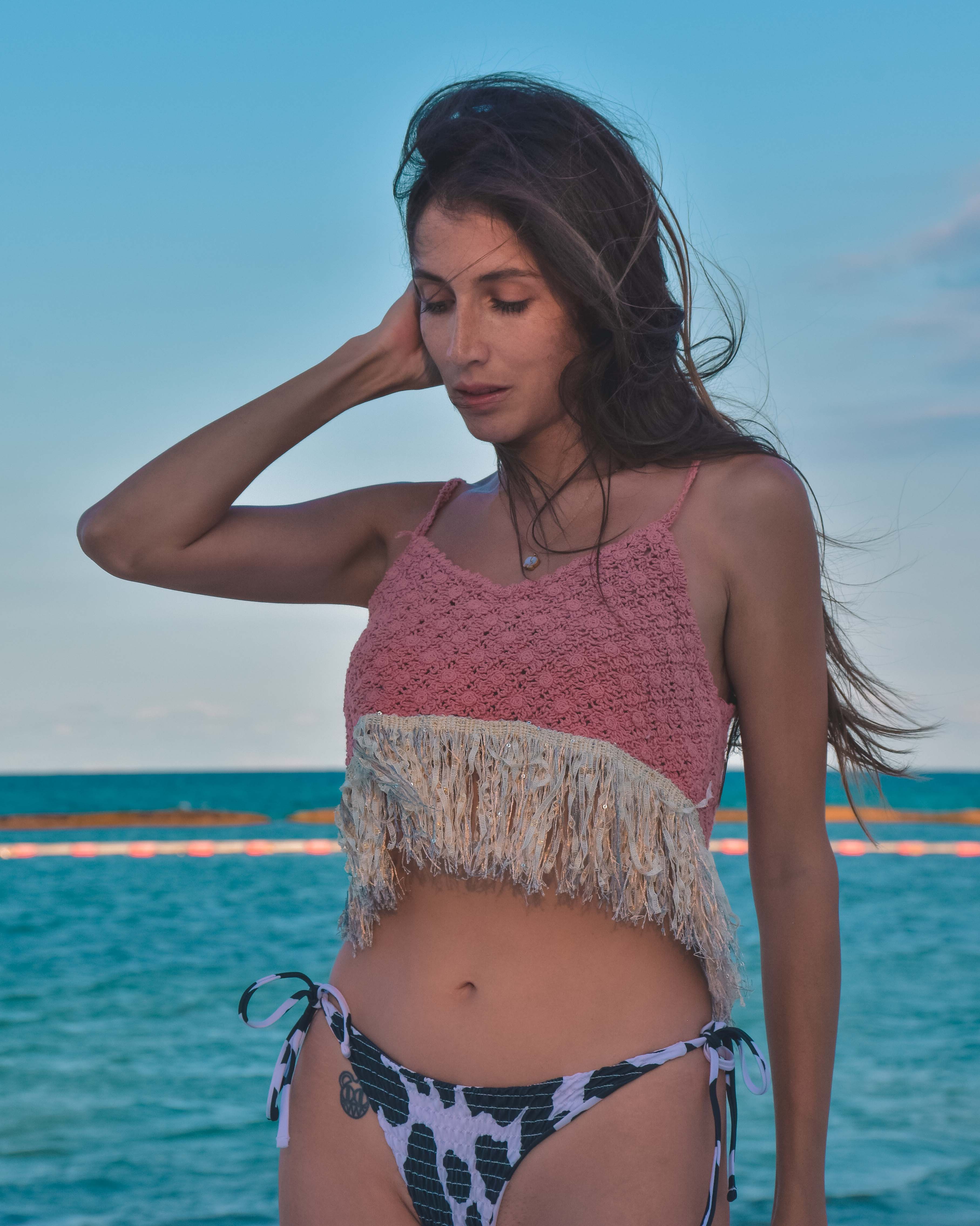 KUXTAL TOP Elepanta Crochet Tops - Buy Today Elephant Pants Jewelry And Bohemian Clothes Handmade In Thailand Help To Save The Elephants FairTrade And Vegan