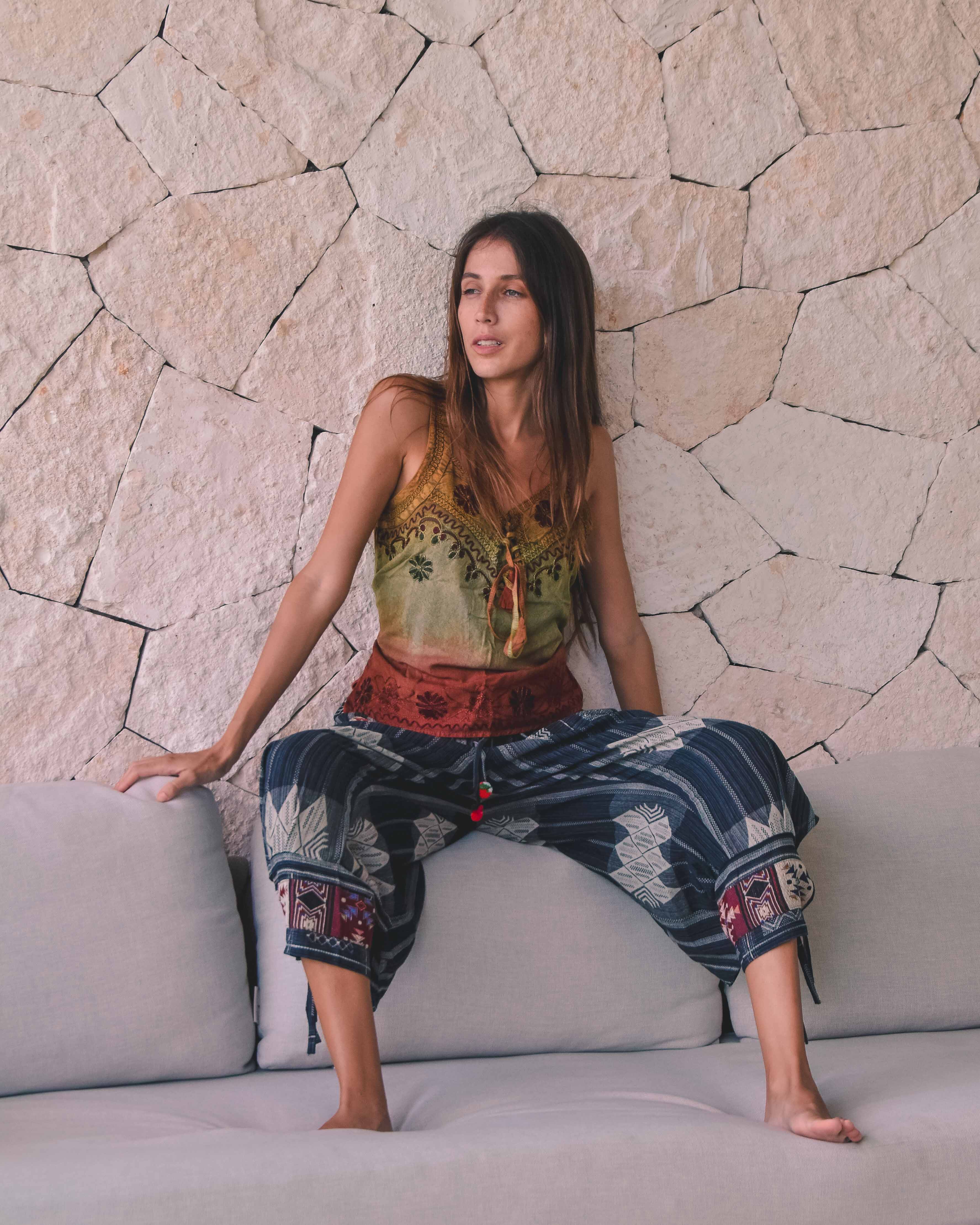 JAIPUR BLOUSE Elepanta Women's Top - Buy Today Elephant Pants Jewelry And Bohemian Clothes Handmade In Thailand Help To Save The Elephants FairTrade And Vegan