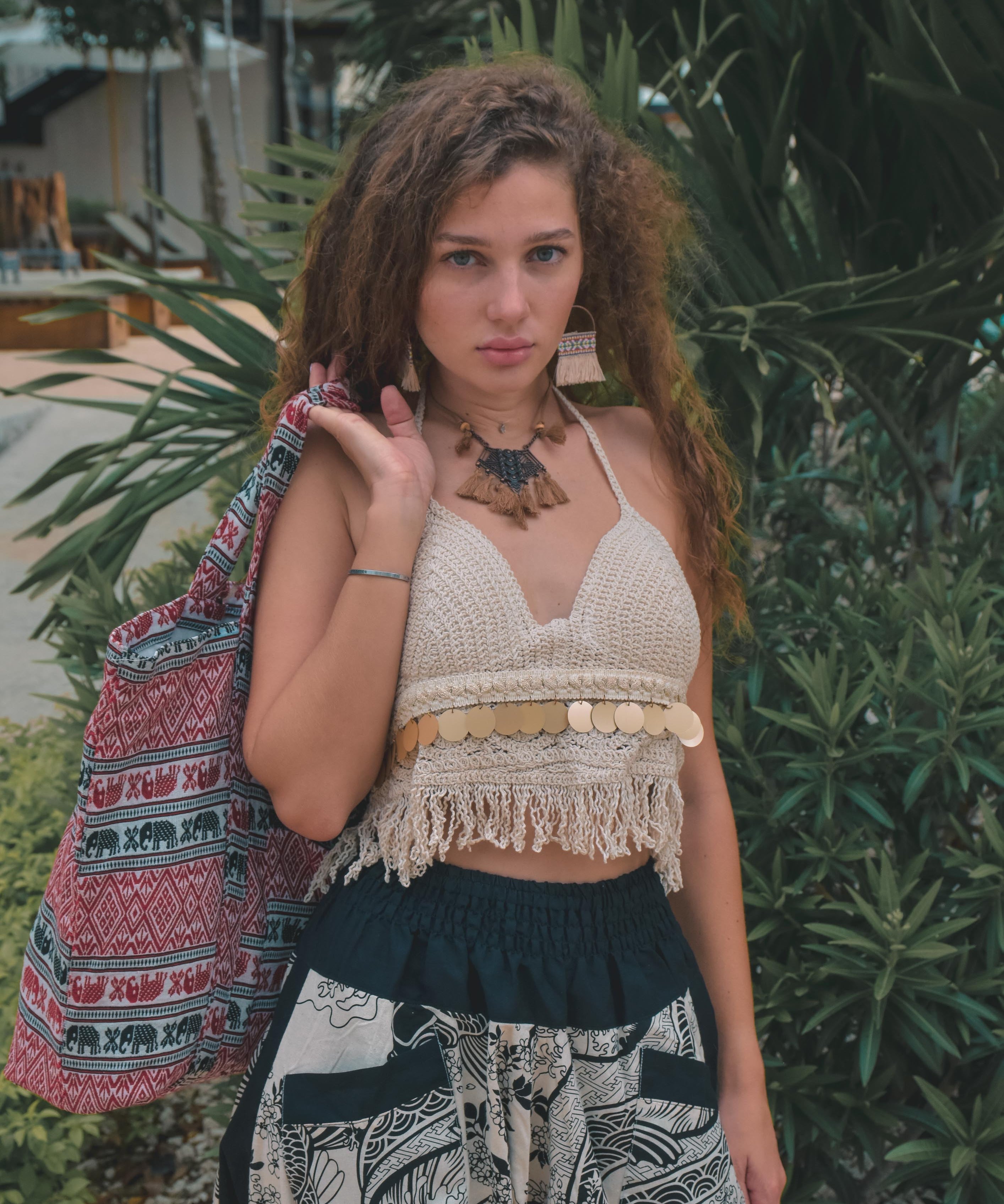 ANGKOR TOP Elepanta Crochet Tops - Buy Today Elephant Pants Jewelry And Bohemian Clothes Handmade In Thailand Help To Save The Elephants FairTrade And Vegan