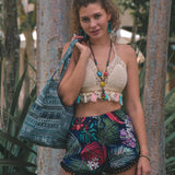 FLORAL SHORTS Elepanta Women's Shorts - Buy Today Elephant Pants Jewelry And Bohemian Clothes Handmade In Thailand Help To Save The Elephants FairTrade And Vegan