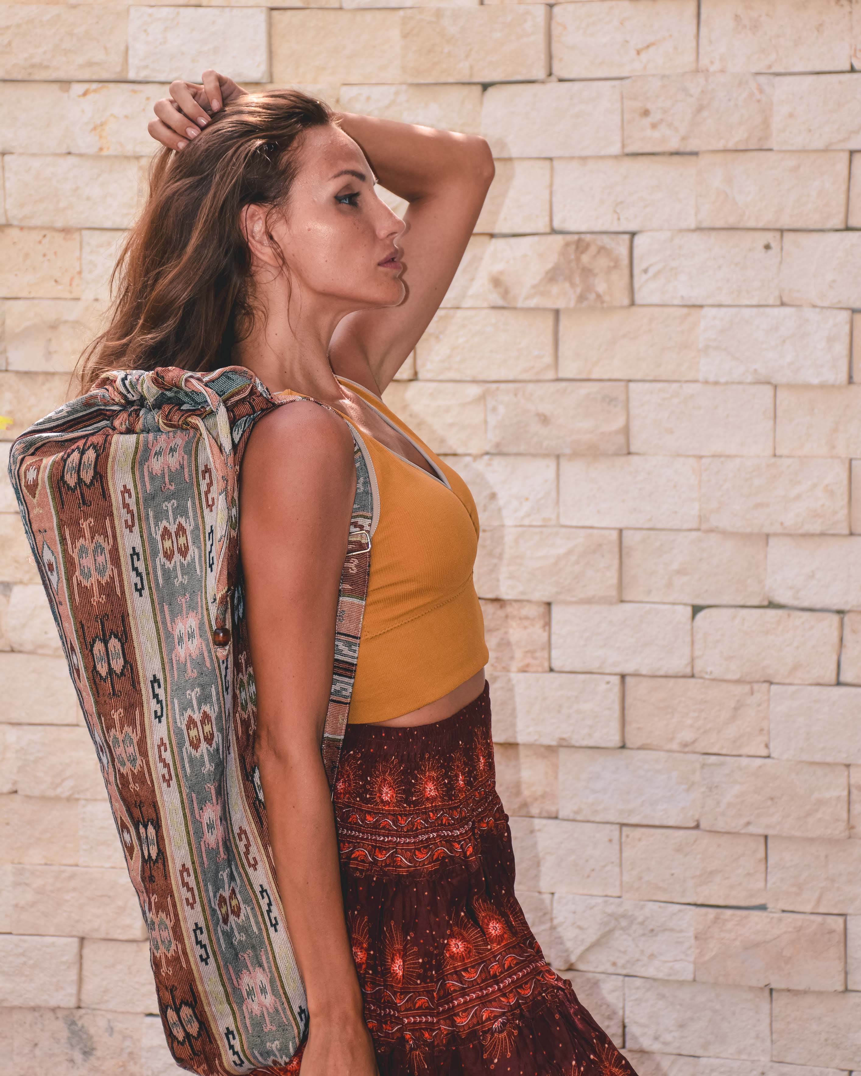 LOTUS YOGA BAG Elepanta Yoga Bags - Buy Today Elephant Pants Jewelry And Bohemian Clothes Handmade In Thailand Help To Save The Elephants FairTrade And Vegan