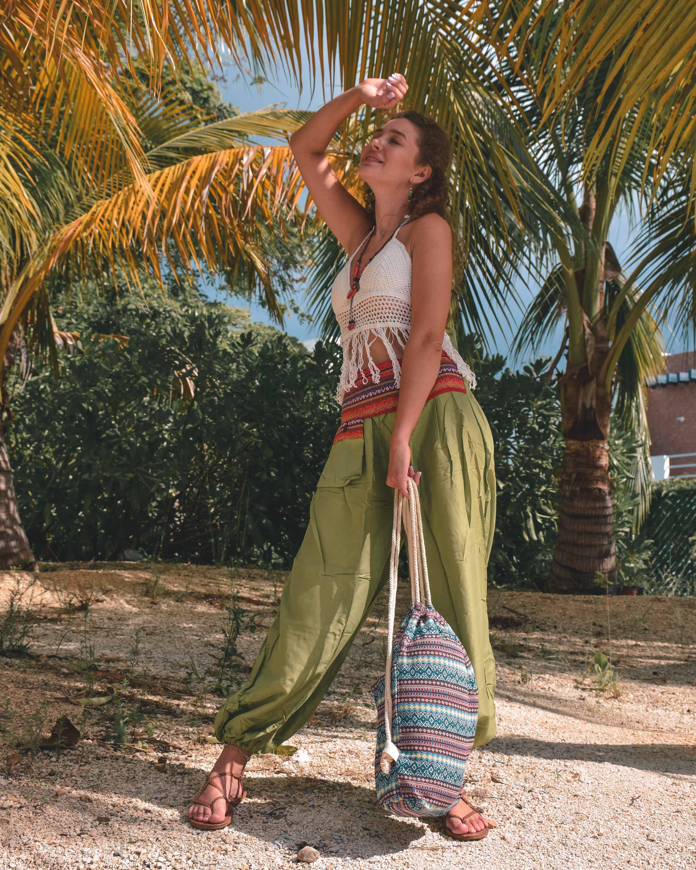 TULUM TOP Elepanta Women's Top - Buy Today Elephant Pants Jewelry And Bohemian Clothes Handmade In Thailand Help To Save The Elephants FairTrade And Vegan