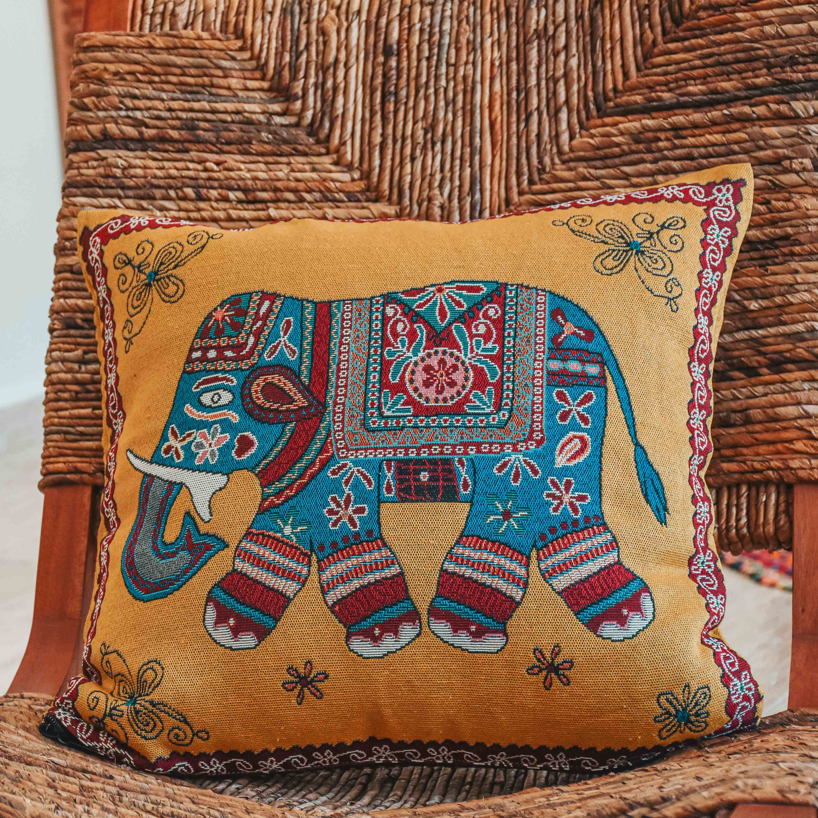 IBRA PILLOW COVER Elepanta Pillows - Buy Today Elephant Pants Jewelry And Bohemian Clothes Handmade In Thailand Help To Save The Elephants FairTrade And Vegan