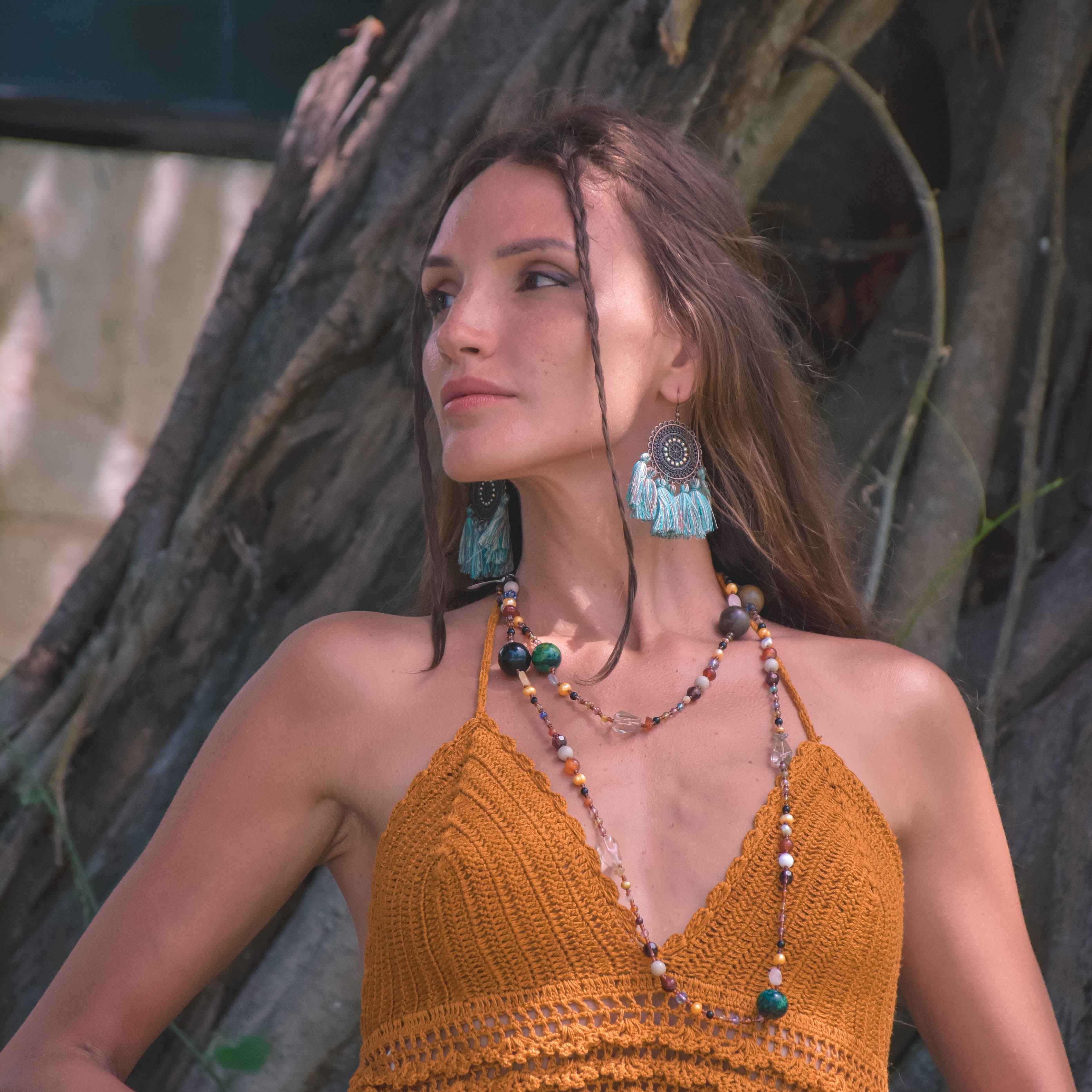 TULUM NECKLACE Elepanta Necklaces - Buy Today Elephant Pants Jewelry And Bohemian Clothes Handmade In Thailand Help To Save The Elephants FairTrade And Vegan