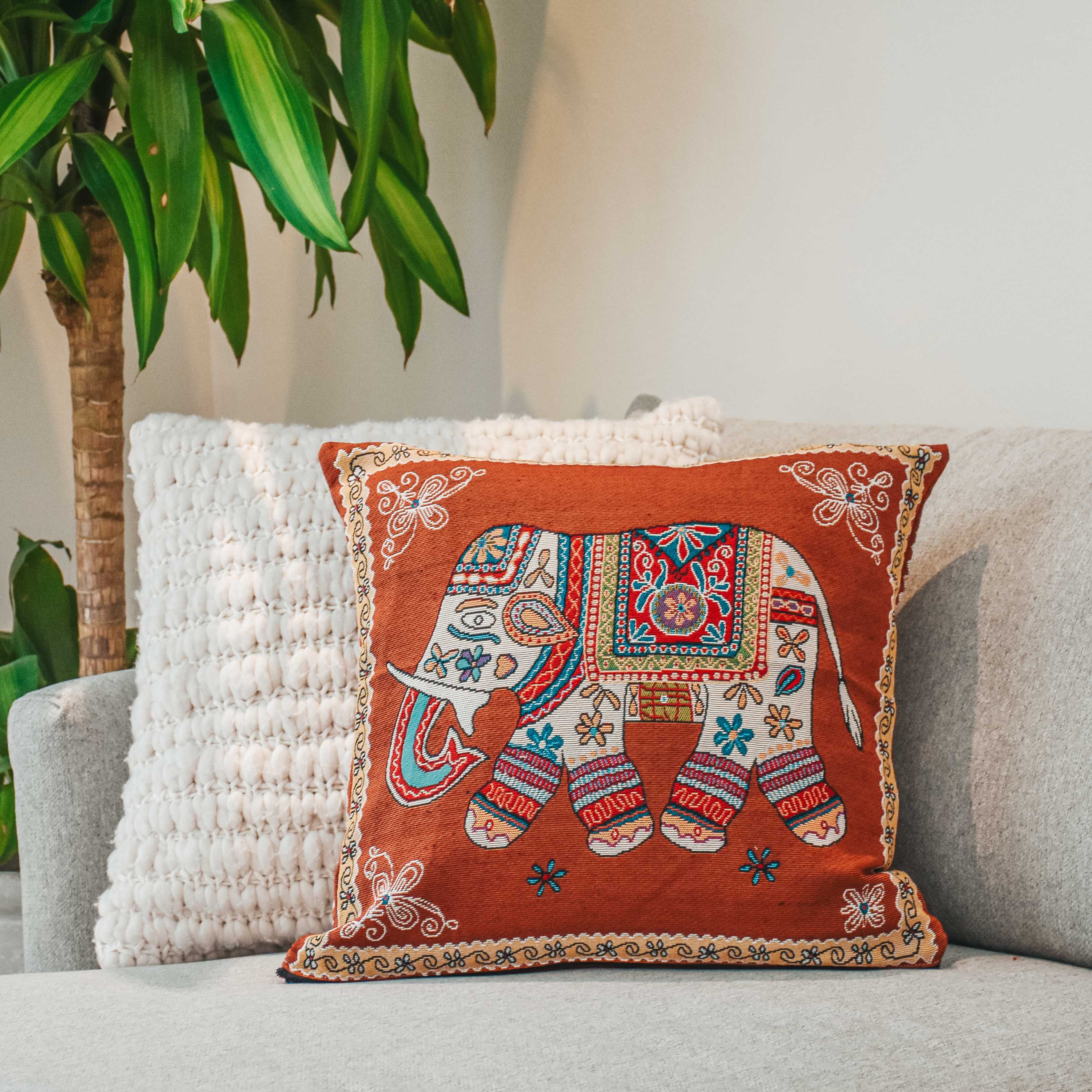 JAIPUR PILLOW COVER Elepanta Pillows - Buy Today Elephant Pants Jewelry And Bohemian Clothes Handmade In Thailand Help To Save The Elephants FairTrade And Vegan