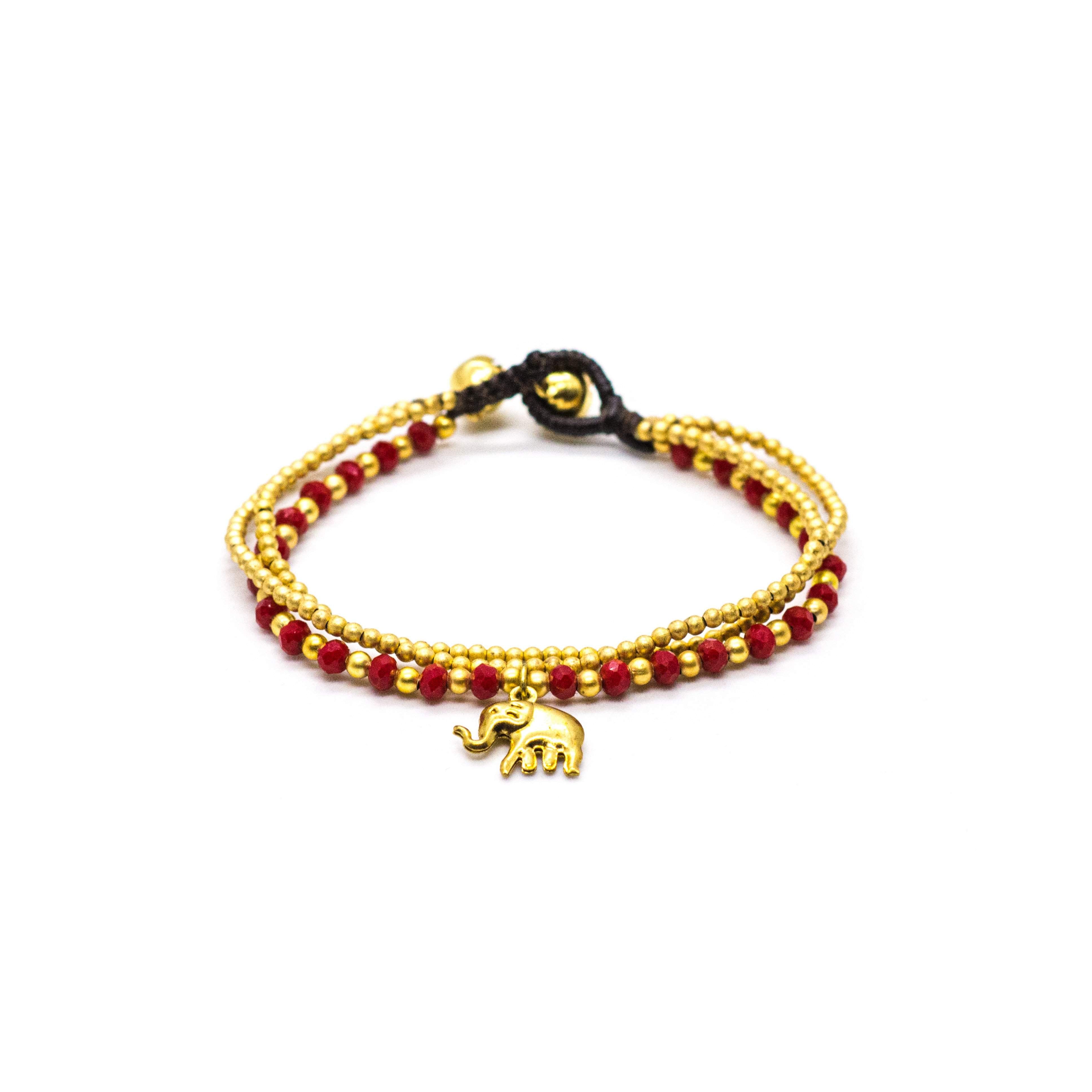 Protective and Lucky Evil Eye Elephant Bracelet  Symbol of Prosperity and  Strength  Sutrawear  Sutra Wear