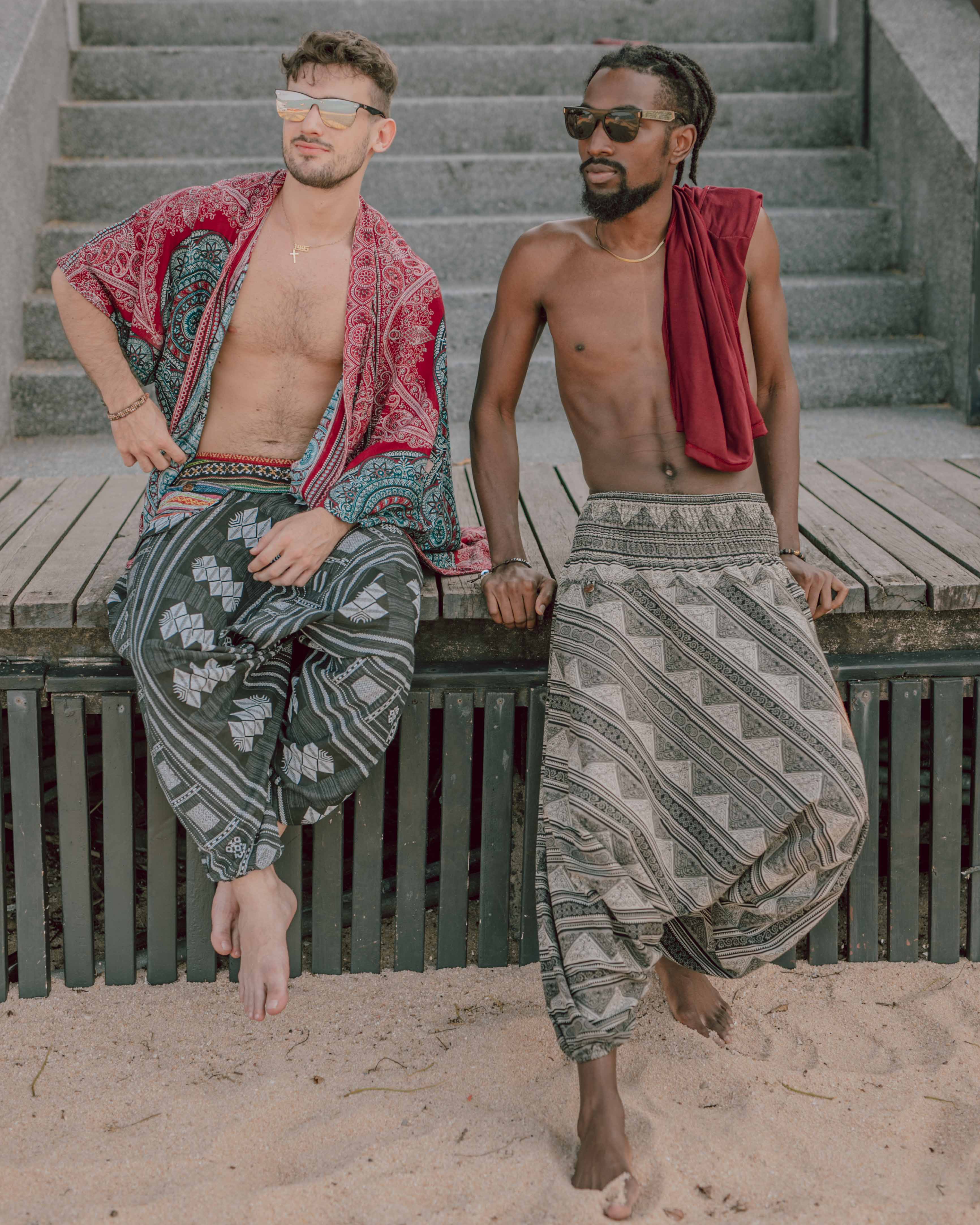 Pantalones hippies, étnicos, casual o urban exclusivos de Trastos Tattoo