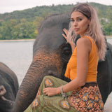 JAIPUR ELEPHANT PANTS - PURPLE Elepanta Harem Pants | Elastic Waist - Buy Today Elephant Pants Jewelry And Bohemian Clothes Handmade In Thailand Help To Save The Elephants FairTrade And Vegan