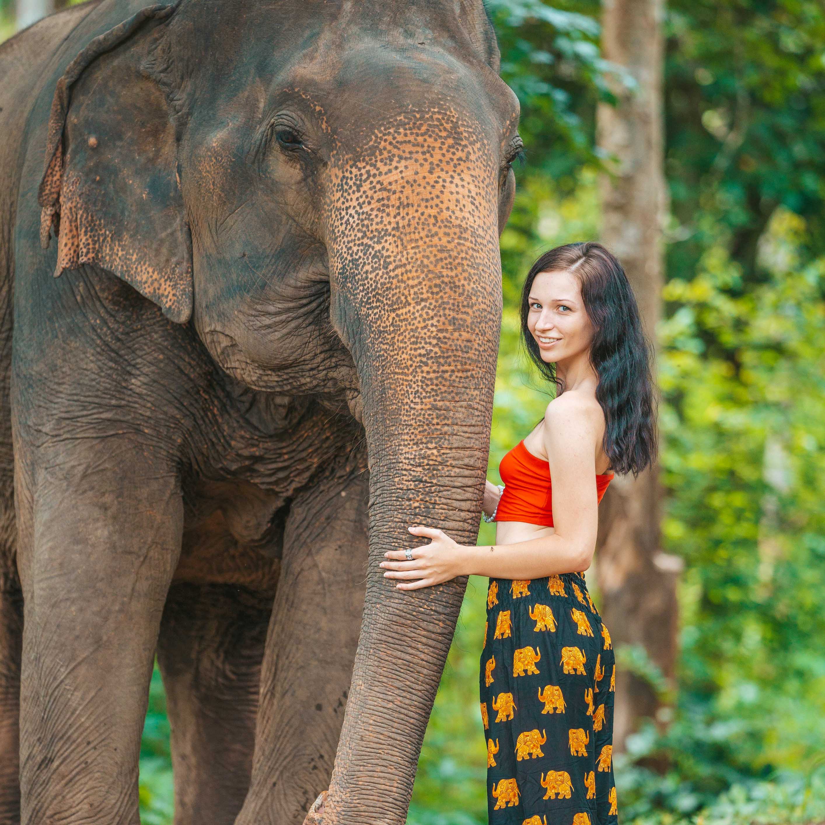 SAVANNA ELEPHANT PANTS - BLACK Elepanta Women's Pants - Buy Today Elephant Pants Jewelry And Bohemian Clothes Handmade In Thailand Help To Save The Elephants FairTrade And Vegan