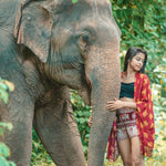 Savanna Kimono Elepanta Women's Kimonos - Buy Today Elephant Pants Jewelry And Bohemian Clothes Handmade In Thailand Help To Save The Elephants FairTrade And Vegan
