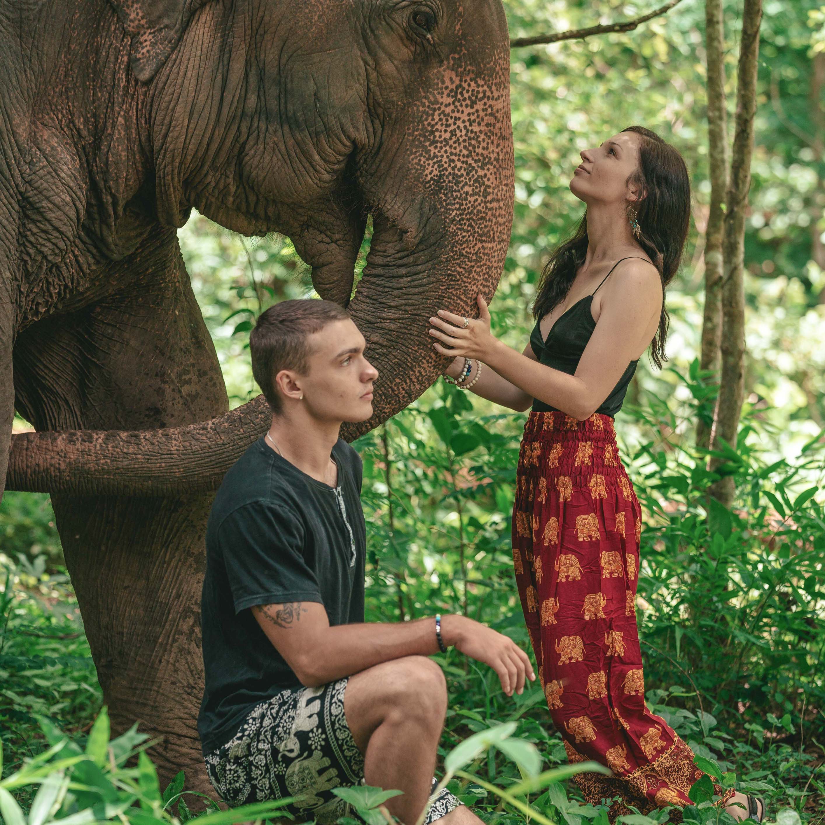 Savanna Pants Elepanta Women's Pants - Buy Today Elephant Pants Jewelry And Bohemian Clothes Handmade In Thailand Help To Save The Elephants FairTrade And Vegan