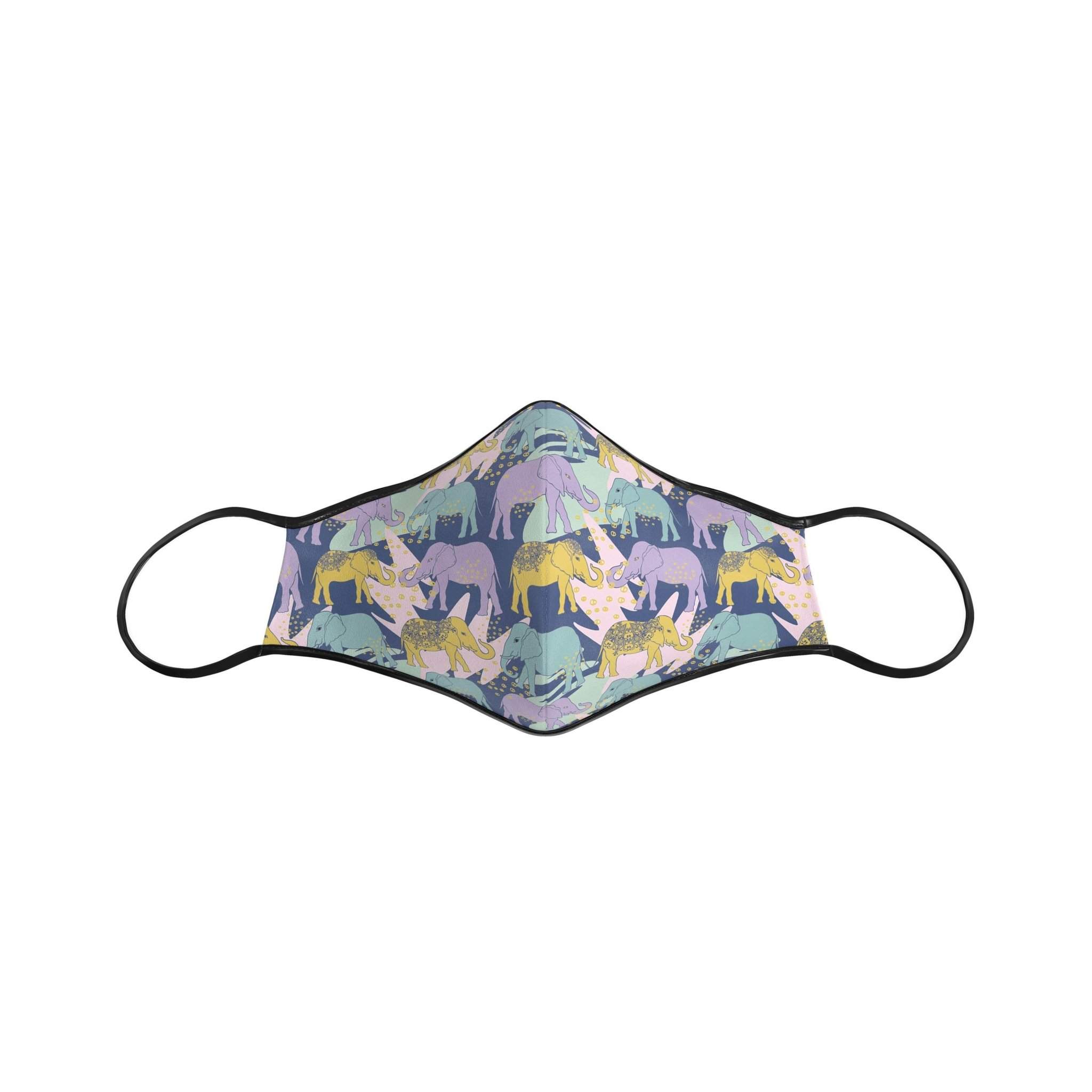 FACE MASK - Purple Elepanta Face Masks - Buy Today Elephant Pants Jewelry And Bohemian Clothes Handmade In Thailand Help To Save The Elephants FairTrade And Vegan