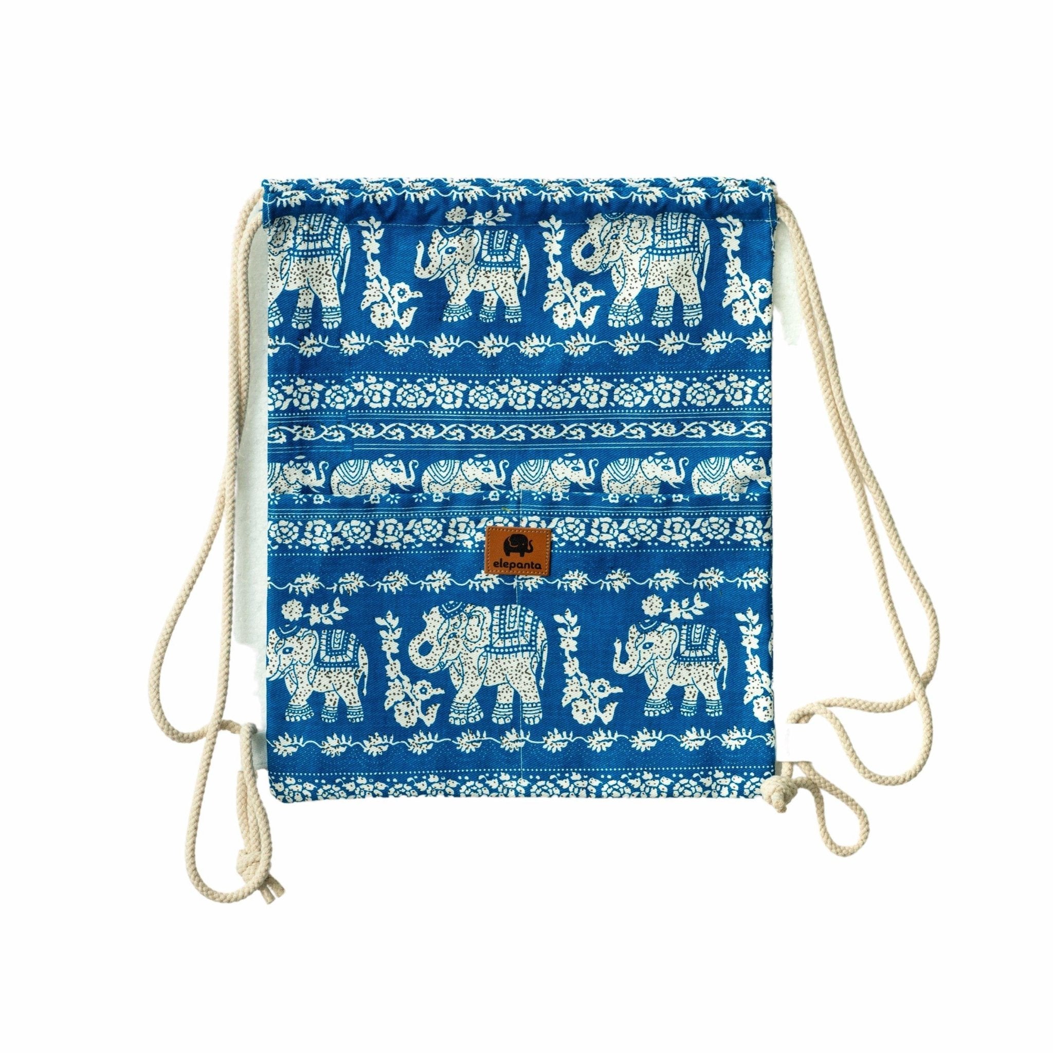 BALI DRAWSTRING BACKPACK Elepanta Backpacks - Buy Today Elephant Pants Jewelry And Bohemian Clothes Handmade In Thailand Help To Save The Elephants FairTrade And Vegan
