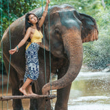 KRABI PANTS - Elastic Waist Elepanta Elastic Waist Pants - Buy Today Elephant Pants Jewelry And Bohemian Clothes Handmade In Thailand Help To Save The Elephants FairTrade And Vegan