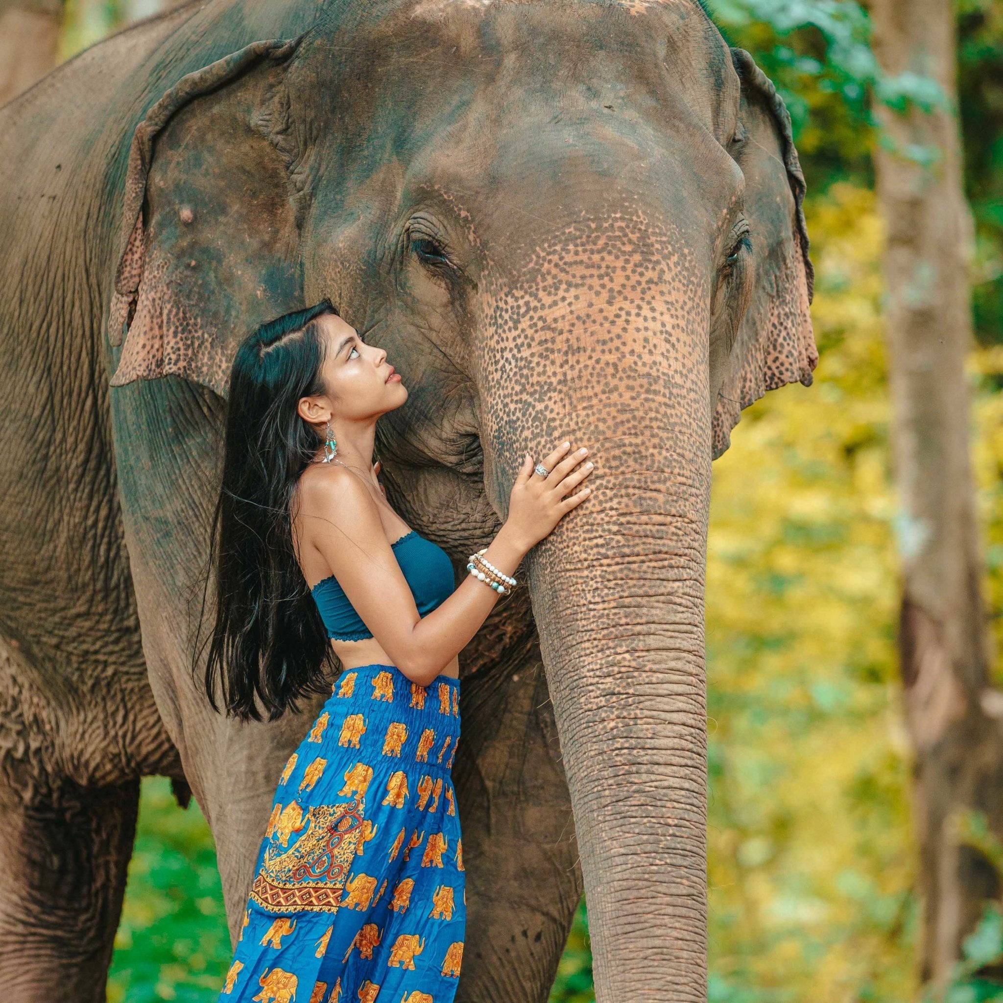 SAVANNA PANTS - Elastic Waist Elepanta Elastic Waist Pants - Buy Today Elephant Pants Jewelry And Bohemian Clothes Handmade In Thailand Help To Save The Elephants FairTrade And Vegan