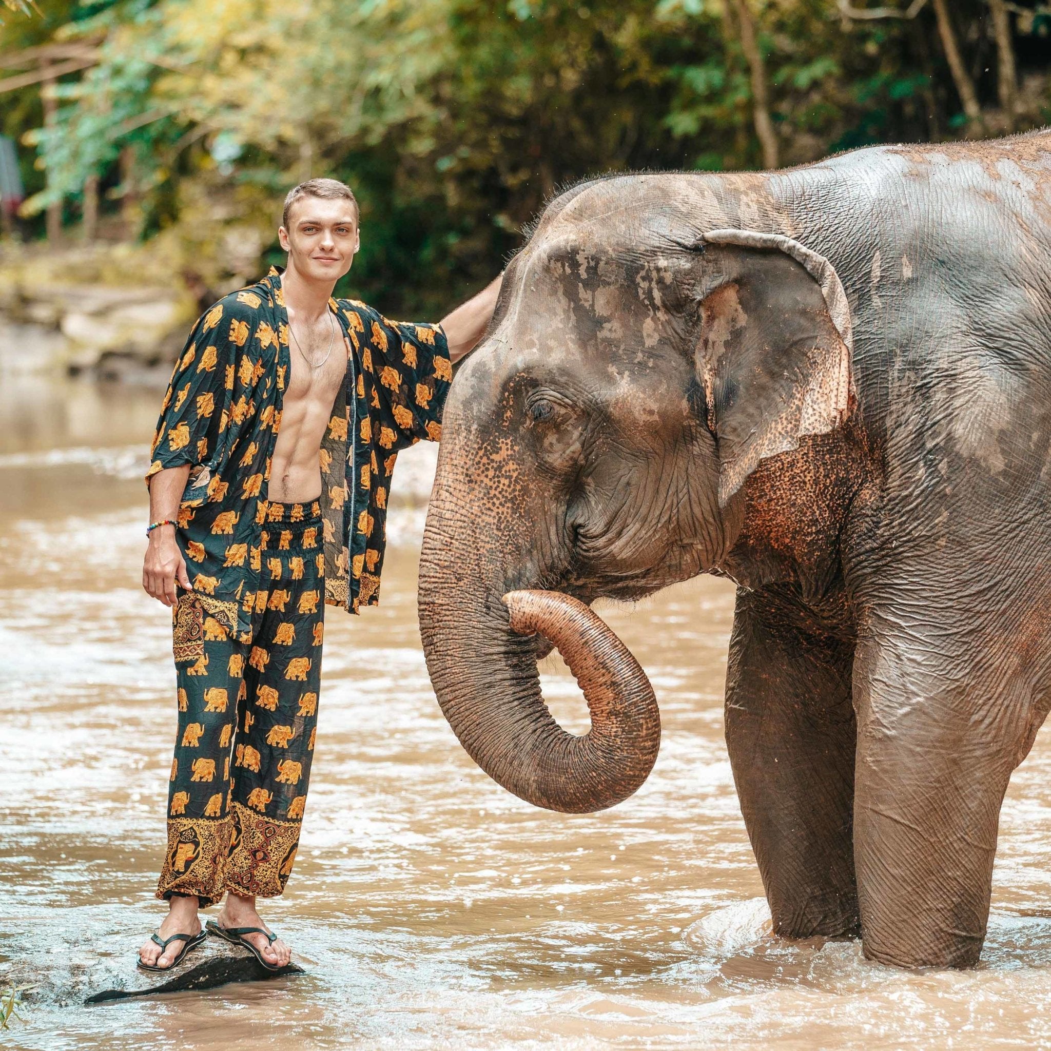 SAVANNA PANTS - Drawstring Elepanta Drawstring Pants - Buy Today Elephant Pants Jewelry And Bohemian Clothes Handmade In Thailand Help To Save The Elephants FairTrade And Vegan