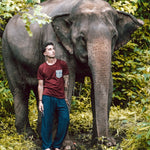 AGRA ELEPHANT T-SHIRT Elepanta T-Shirts - Buy Today Elephant Pants Jewelry And Bohemian Clothes Handmade In Thailand Help To Save The Elephants FairTrade And Vegan